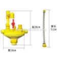 Poultry husbandry equipment for broiler water line regulator